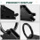 20pcs E Track O-Rings Tie Down Anchors E Track Accessories 7