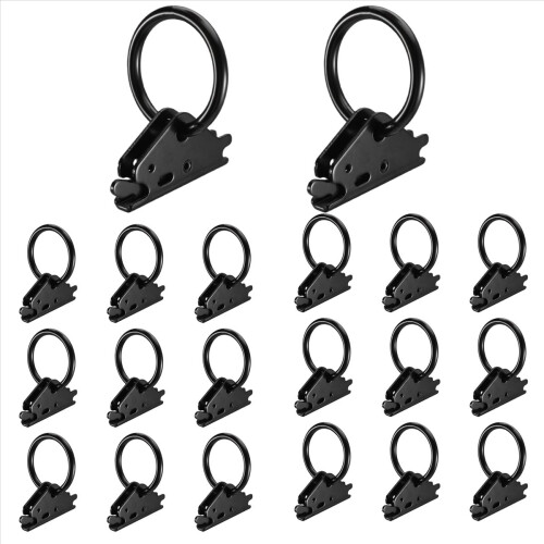 20pcs E Track O-Rings Tie Down Anchors E Track Accessories 2