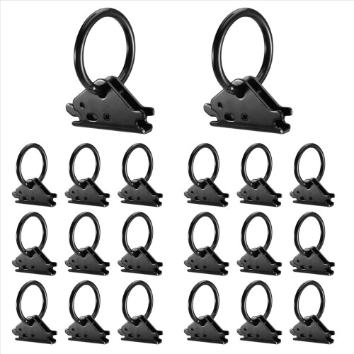 20pcs E Track O-Rings Tie Down Anchors E Track Accessories 1