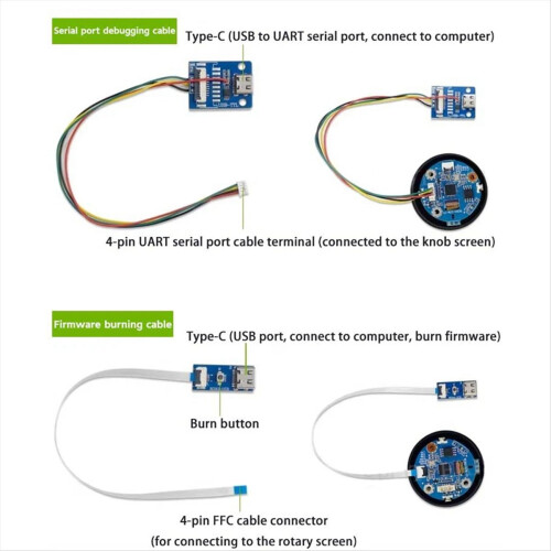 Οθόνη TFT LCD 1,28 ιντσών, στρογγυλή περιστροφική οθόνη αφής LCD Smart 1
