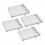 Kastspanning Plankstang Uitschuifbare Plankorganizer Metalen Rek 1