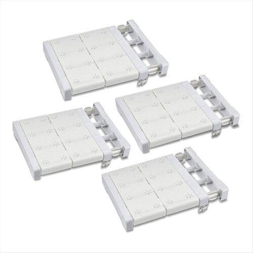Kastspanning Plankstang Uitschuifbare Plankorganizer Metalen Rek