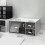 Simple Desktop Organizer Small Transparent Plastic B 2
