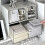 Simple Desktop Organizer Small Transparent Plastic B 5