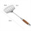 Large Stainless Steel Fish Frying Spatula Egg Pan 6