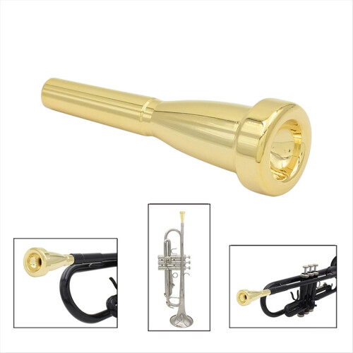 Bocchino per tromba placcato oro 3C per Conn e 1