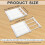Kastspanning Plankstang Uitschuifbare Plankorganizer Metalen Rek 3