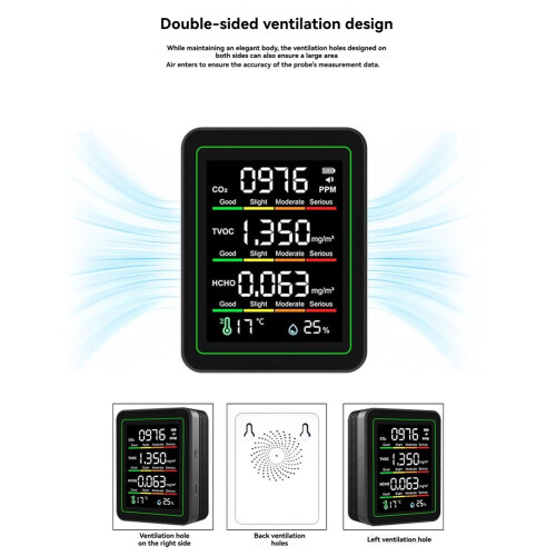 MT11N 5-in-1 Infrared Sensor Carbon Dioxide Detector A 2