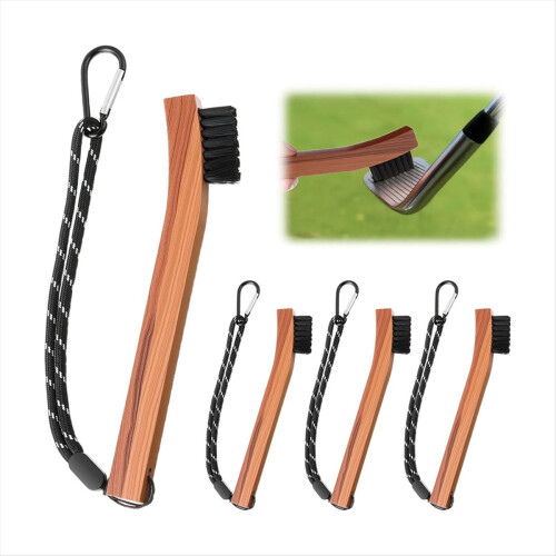 4-pack golfborstklubbsrengöring med rep och metallspänne 1