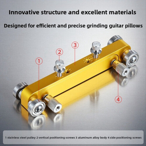 Guitar Bridge Saddle Nut Sander Sanding Grinder Maintenance Tool 2