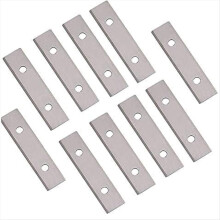2,38 inch (60 mm) verfkrabbers met carbidebladen, dubbelzijdig, 10 stuks