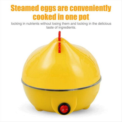 Home Chicken Shaped 7-Egg Capacity Egg Boiler A UK Plug 2