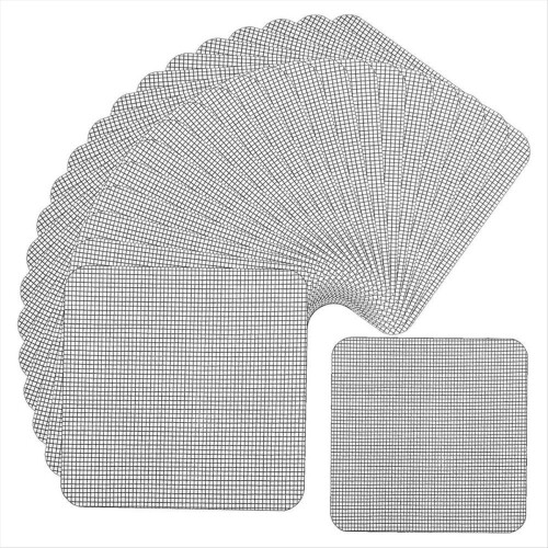 Window Screen Patch Repair Kit 20 Pcs Self-Adhesive Screen Patches