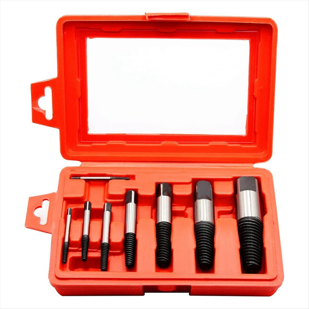 8Pcs Screw Extractor Set, Damaged Screw Broken Extractor Kit 4851114192794