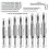 self centering drill bit set
2 core drill bit 3