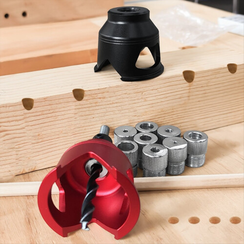 Vertical Drill Guide Pocket Hole Jig with 9pc A 1