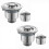 Küchenspüle Gemüsespüle Abflussset Edelstahl Küchenspüle Set 1