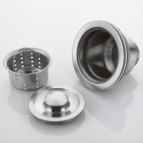 Küchenspüle Gemüsespüle Abflussset Edelstahl Küchenspüle Set 2
