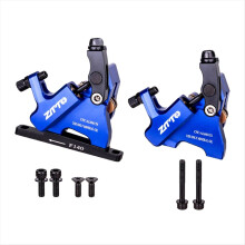 Etriere hidraulice de frână cu disc pentru frână de bicicletă de 140/160 mm, albastre