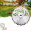 Gressklipperblader 40 tenner 255 mm trimmerkutterskive 3