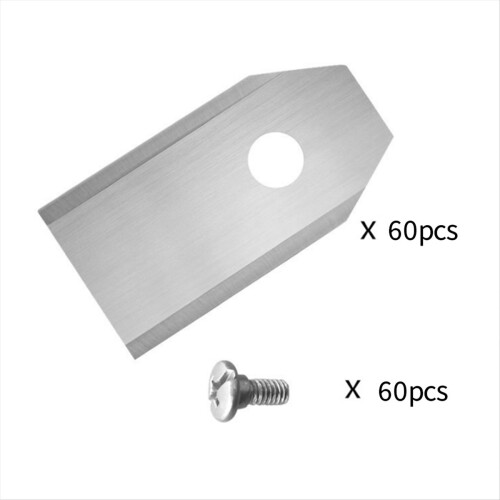 60 τεμάχια λεπίδες με βίδες για Navimow I105N/I108N/I110N Silver 1