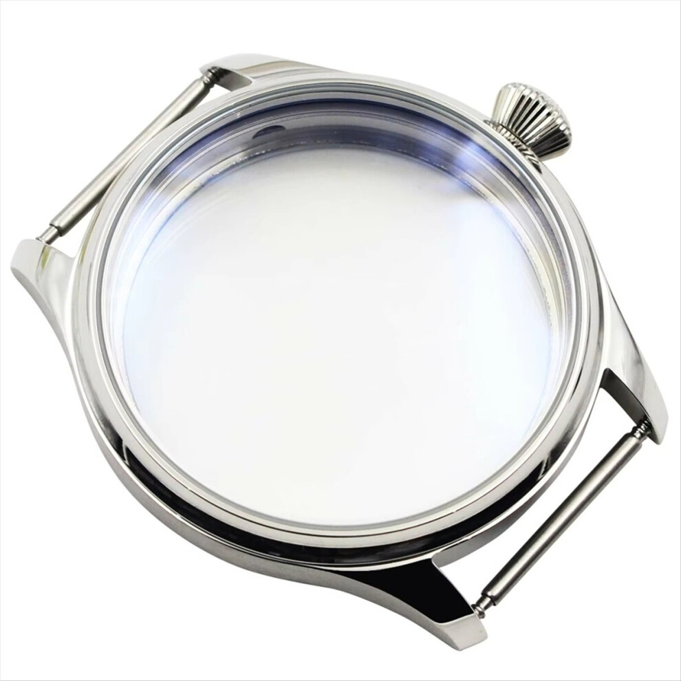 42Mm Stainless Watch Case, For Eta 6497 For Seagull 6498 St3600 4851114104117