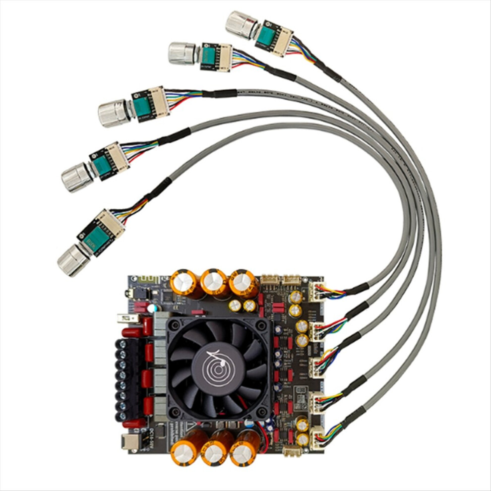 As21p Digital Power Amplifier Board Stereo 2X3000w+600W Subwoofer 4851114103356