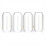 AL1608 4Pcs HIFI Bi-Wire Speaker Cable Audio Wire Boot Splitter 1