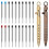2Pack Bolt Action Pen Set, Hexagonal Solid Brass Pocket Pen B 1