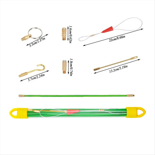 Glasfiberfiskbandskabelstänger, elektrisk kabeldragning/drag-kit 2