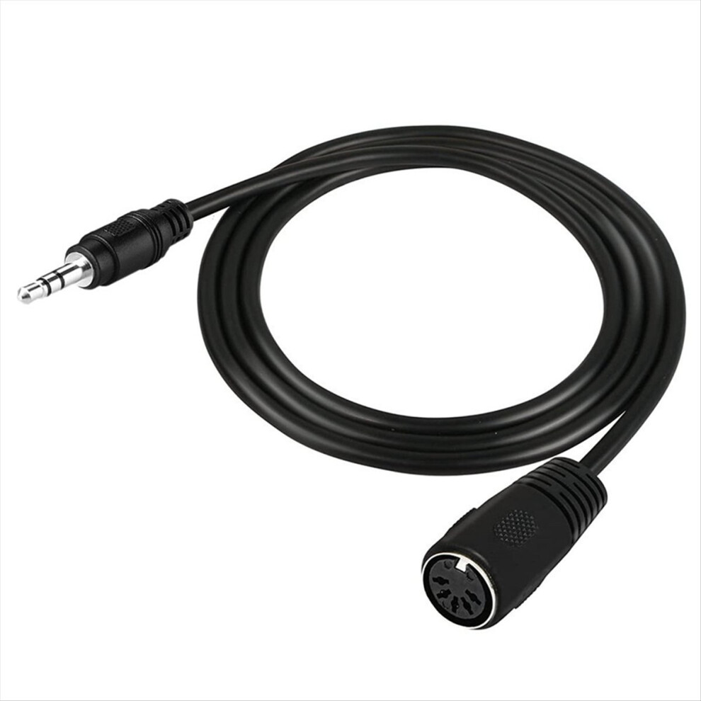 Din To 3.5Mm Cable 5 Pin Din Female To 3.5Mm Male Aux Cable 0.5M 4851114103066