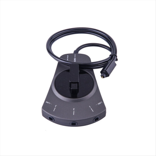 3-vejs digital Toslink-switch SPDIF optisk lyd 2