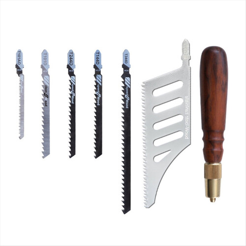Mini Hand Saw Set Fine Tooth Replaceable Saw Blade Garden Household