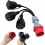 Adaptador CEE Divisor de alta corrente 400 V 16 A Plug 5