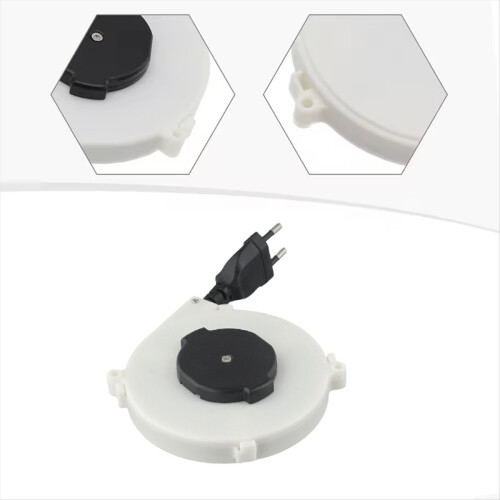 Auto Retractable Power Reel Cable 102x18.5mm EU Plug 1