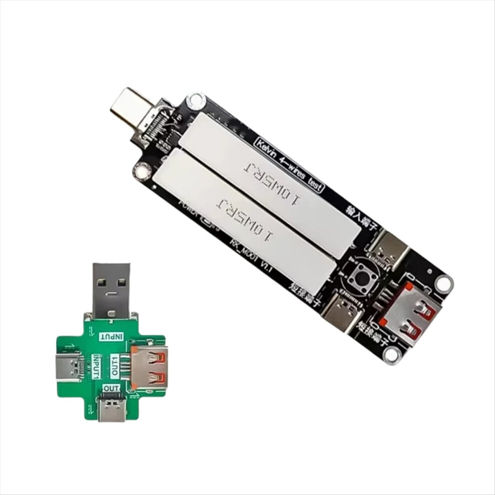 M001 Kelvin Line Resistance Voltage And Current Meter Usb Detector 4851114111917