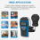 Portable Design Digital Illuminance Meter, Range 1-400,000 Lux 5