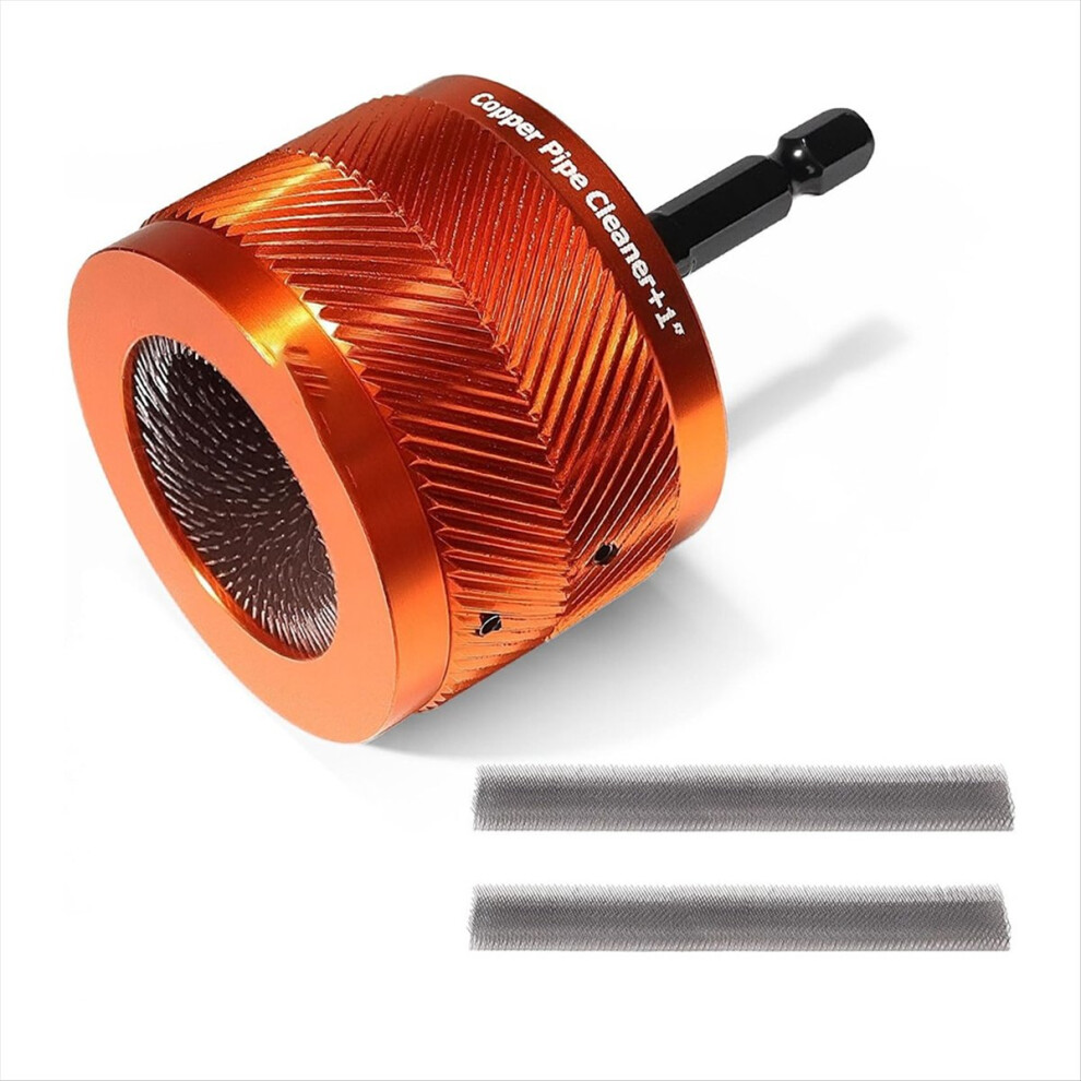 1 inch Metal Copper Pipe Cleaner Set,with 1/4 Hex Shank ,2PCS Brush-image-OPC-PMCX5HD-NEW