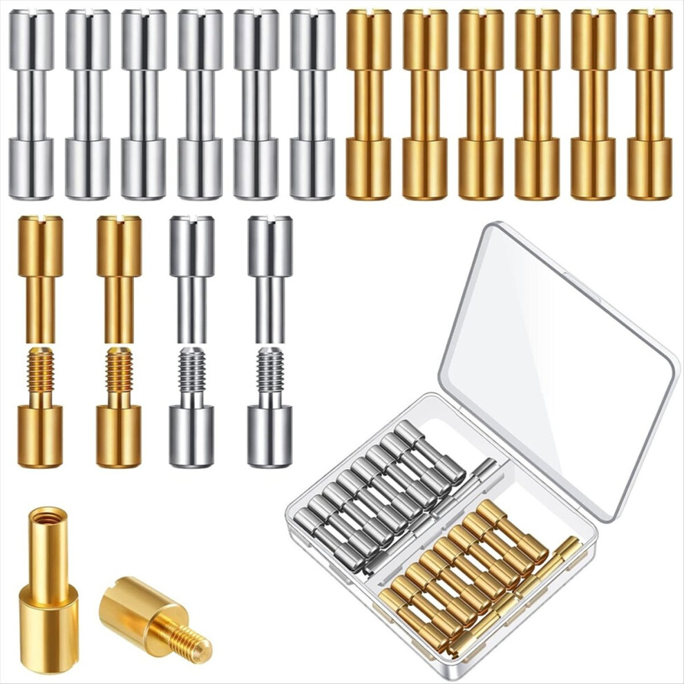 20 Sets Brass Bracket Bolt Fasteners And Stainless Steel Fasteners And Stainless Steel 4851114107989