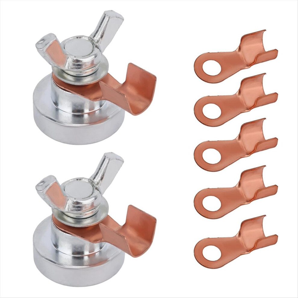 2Pcs Welding Magnetic Grounding Clamp 4851114107088