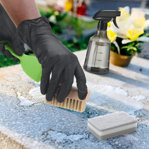Kit de limpeza de lápides com 6 peças para limpeza de lápides 1