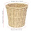 Woven Trash Can
Large Capacity 2