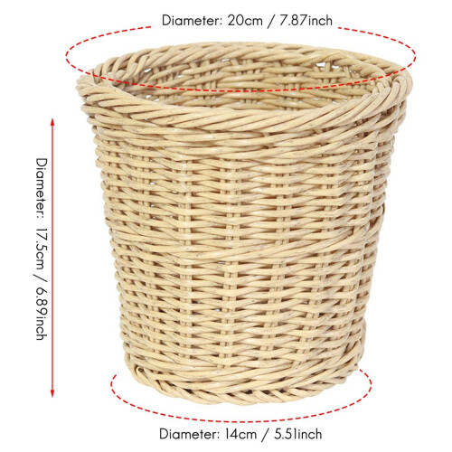 Woven Trash Can
Large Capacity 1