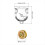 10pcs Wall Mount Pulleys 5