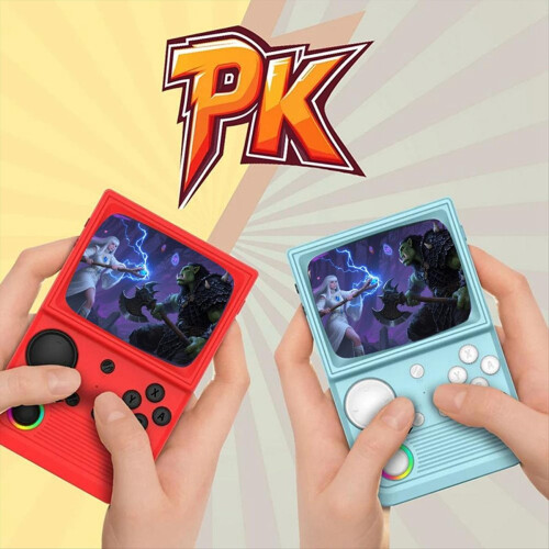 R36T Retro Handheld Game Console 64G 15000 Games Red 2