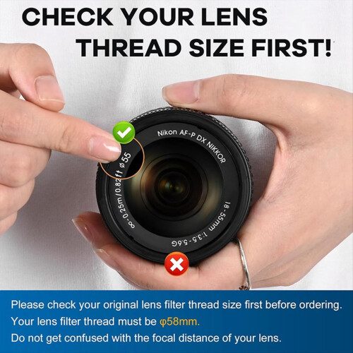 58MM 0.43x High-Definition Wide Angle + Macro Lens Attachment 2