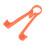 5Pc Multimeter Probe Bracket Holder Orange 1