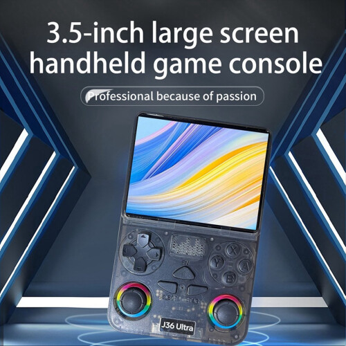 J36 Ultra Handheld Retro Game Console 64G 20000 Games B 1