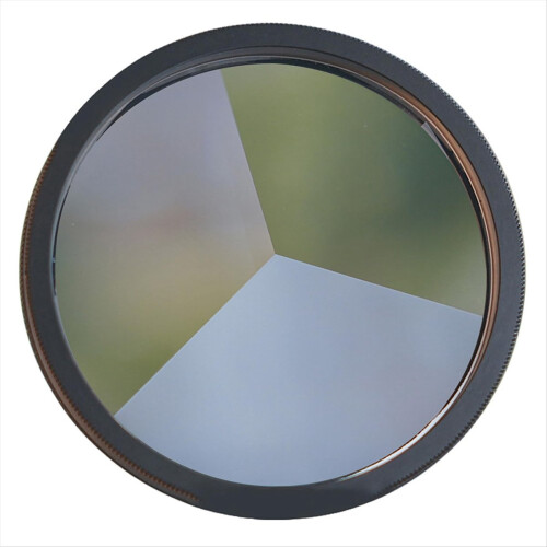 Filtro de lente de câmera prismática de vidro caleidoscópios de 49 mm B