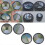 Filtro de lente de câmera prismática de vidro caleidoscópios de 49 mm A 2